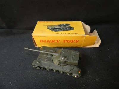 Char AMX 13 Tonnes Dinky Toys 80C  Meccano   nov72 - Photo 1/4