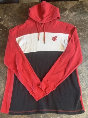 Sudadera con capucha para hombre Rocawear - roja blanca negra - grande - Y2K Foto 1 de 4