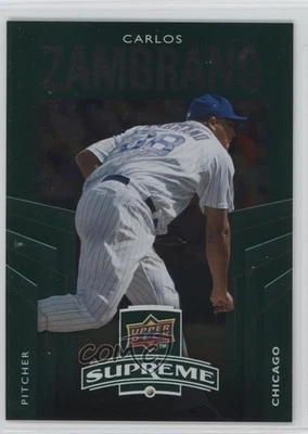 Upper Deck Supreme Green Carlos Zambrano 2010 #S-59 fm0 Foto 1 de 3