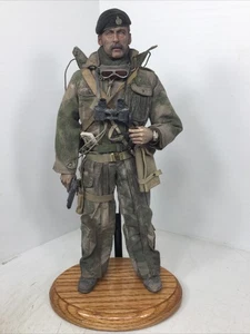 1/6 CUSTOM WW2 BRITISH ARMORED DIV TANK COMMANDER COLT 1911 PIXIE SUIT + STAND - Bild 1 von 24