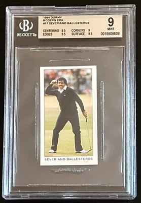 1994 DORMY COLLECTION #17 SEVE BALLESTEROS BGS 9 - ERROR - WE  COMBINE SHIPPING - Image 1 of 4