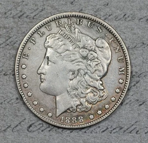 Dólar Morgan 1888-O Hot Lips DDO VAM-4 ¡Top 100 VF Detalles! #11EYX - Imagen 1 de 3