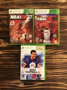 Xbox 360 Spielepaket NBA 2K12 und 2K14, NCAA Football 11 (KE) - Bild 1 von 2