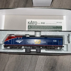 Kato P42 Amtrak #108 50th Anniversary (Phase VI paint scheme) HO Scale - Picture 1 of 5