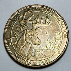 North American Hunting Club WHIETAIL DEER Series 01 Collectors Medallion Coin - Picture 1 of 2