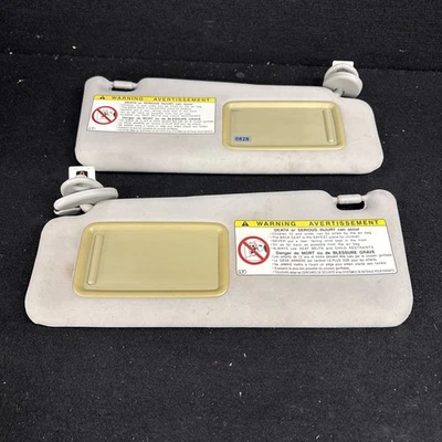 2006-2013 Lexus IS250 IS350 Sun Visor Set Driver Pass Visors Gray LH RH OEM - Image 1 of 4