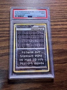 PSA 9 Alph Lithograph #THREE Undaunted Pokemon Card - Picture 1 of 1
