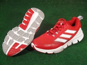 Male Adidas Speed Trainer 5 Baseball Trainers Turf Shoes Cleats Red White GW0031 - Picture 1 of 4