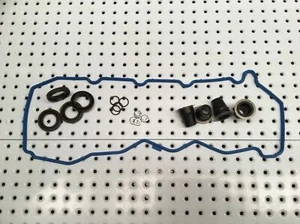 ROCKER COVER GASKET INJECTOR SEALS FOR NAVARA ST ST-X D40 CVND40 2010-201 2.5L - Picture 1 of 5