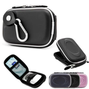 Small EVA Compact Digital Camera Case Pouch Bag W/ Clip For Sony W800/W830/WX350 - Picture 1 of 32