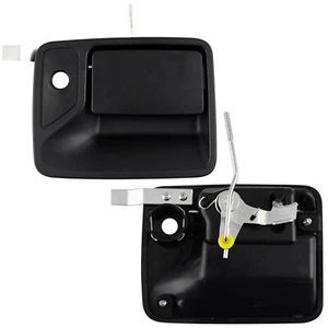 Front Exterior Black Door Handle For 2004 2005 F-250 F-350 F-450 Super Duty A2N - Picture 1 of 5