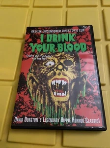 I Drink Your Blood Uncensored Director’s Cut DVD 1971 Fangoria Horror Movie - Picture 1 of 2