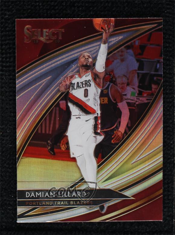 2019-20 Panini Select Courtside Silver Prizm Damian Lillard #272