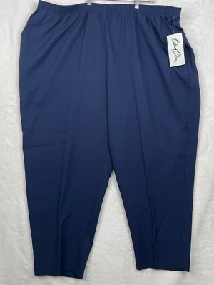 Pantalones curvos para mujer talla 30WP azul cintura elástica nuevos Foto 1 de 4