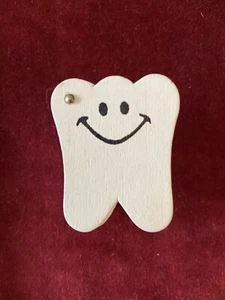 Vintage Zahnfee Box weiß Holz verlorene Zähne Geldhalter/Andenken Zahnbox - Bild 1 von 7