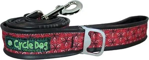 Cycle Dog Lead Leash Recycled With Bottle Opener 6FT Red Tri Style  - Picture 1 of 4