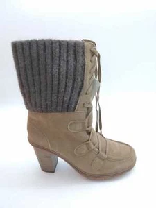 Pajar Shoe Boot With Heel 8 Cm Woman Brown Size 40 Mf_Pj01 - Picture 1 of 7