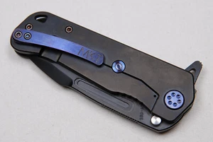 Medford Proxima Knife w/ S35-VN & Ti Hndle (PVD) & Ti Hdw (Blue)   (467) - Picture 1 of 5