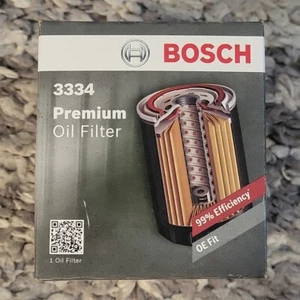 new BOSCH 3334 Premium Oil Filter, NIB, 99% Efficiency, Synthetic & Conventional - Picture 1 of 7