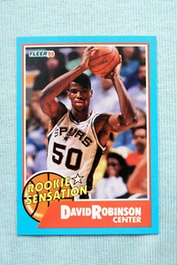 Novato Sensación - David Robinson - Fleer 90 - Imagen 1 de 2