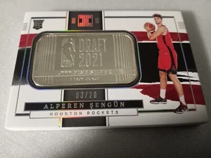 Alperen Sengun MINT Silver Bar Impeccable Basketball 2021-22 Rookie /20 Logoman - Bild 1 von 2