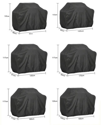 Garden BBQ Gas Grill Cover Barbecue Waterproof Outdoor Heavy Duty UV Protection