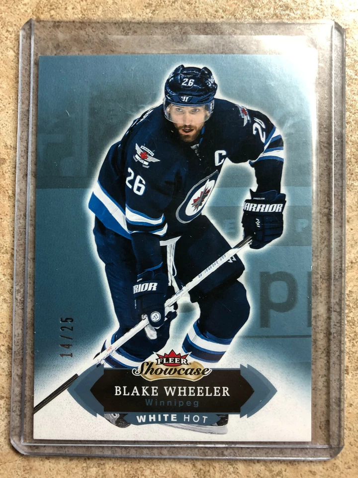 16-17 UD Fleer Showcase #96 White Hot Parallel BLAKE WHEELER /25 - Image 1 of 1