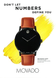 MOVADO WATCH MAGAZINE promo ad #65 2019 "NON UN OROLOGIO" - Foto 1 di 2