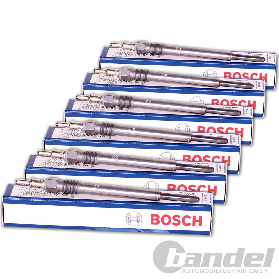 6x BOSCH 0250403008 Préchauffage Convient pour Mercedes CLK Sprinter Vito W639 - Photo 1/1