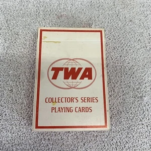 Caja abierta de cartas publicitarias vintage de TWA Airlines - Imagen 1 de 7