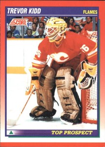 1991-92 (FLAMES) Score Canadian English #271 Trevor Kidd TP