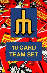 2024 TOPPS ARCHIVES MARINEROS TEAM SET 10 CARTAS! J-ROD GRIFFEY 1961 1970 1994 - Imagen 1 de 7