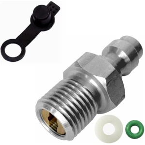 8mm Quick Disconnect Plug Adapter M10x1 PCP Paintball Charging Fittings C540 - Picture 1 of 6