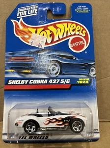1999 Hot Wheels SHELBY COBRA 427 S/C #1024 White w/5 Spoke - Picture 1 of 6