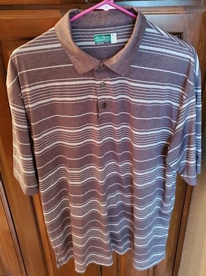 EUC - BEN HOGAN PERFORMANCE Men's Golf SHIRT - XL - 100% POLYESTER  Gray/Blue - Image 1 of 2