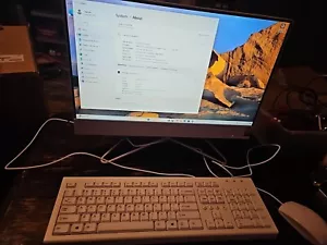 HP 22 All-in-One PC 21.5 Full HD 3150U 4GB 256GB SSD 22-df0022 - White Windows11 - Picture 1 of 4
