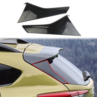 Cubierta triángulo ventana trasera estilo fibra de carbono para Subaru XV Crosstrek 2018-2023 Foto 1 de 4