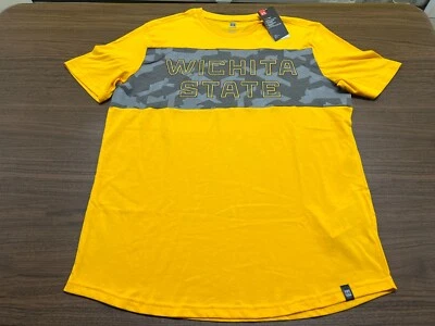 Wichita State Shockers Men’s Yellow/Gray T-Shirt - Under Armour - Large - NWT - Image 1 of 3