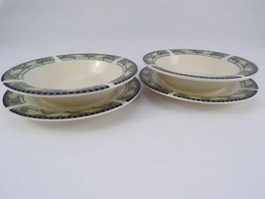 Four Piece Pfaltzgraff Portfolio Forest 2 Luncheon Plates 2 Pasta Salad Bowl b23 - Foto 1 di 11