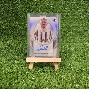 LEONARDO BONUCCI 2025 TOPPS UCC FLAGSHIP JUVENTUS ULTIMATE STAGE AUTO SP SILVER - Picture 1 of 2