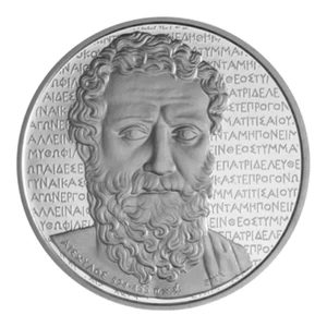 Grecia - 10 Euros 2012, Esquilo, Moneda Plata, PRUEBA - Imagen 1 de 3