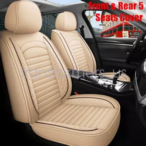 For JEEP Grand Cherokee 2011-2020 Car 5-Seat Covers PU Leather Full Set Cushion - Picture 1 of 12