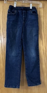 Gymboree Boys Jeans Size 6 Pull On Medium Blue Wash Distressed Pockets - Picture 1 of 8