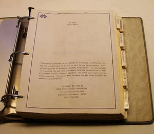 VERY RARE, ORIGINAL MSC 8004 Users Manual, 1978 - Picture 1 of 3