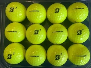 36 AAAAA+ Bridgestone e6 Yellow golf balls - Picture 1 of 1