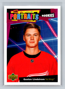 2020-21 Upper Deck S2 #P-67 Gustav Lindstrom -UD Portraits -Detroit Red Wings
