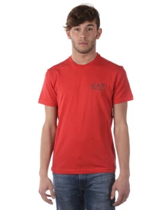 Emporio Armani EA7 T-Shirt Sweatshirt Man Red 3ZPT51PJ30Z 1451 Sz XL MAKE OFFER - Picture 1 of 11