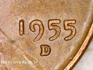 1955-D DDO-003 Doubled Die Lincoln Cent Penny C2 - Picture 1 of 22