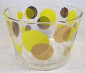 Bartlett Collins Gelb & Gold Russel Wright ECLIPSE Eis Snack Glas Schüssel Eimer - Bild 1 von 8