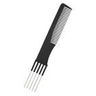 Lift Teasing Comb with Metal Prong, for All Hair Types, Carbon Comb Heat
